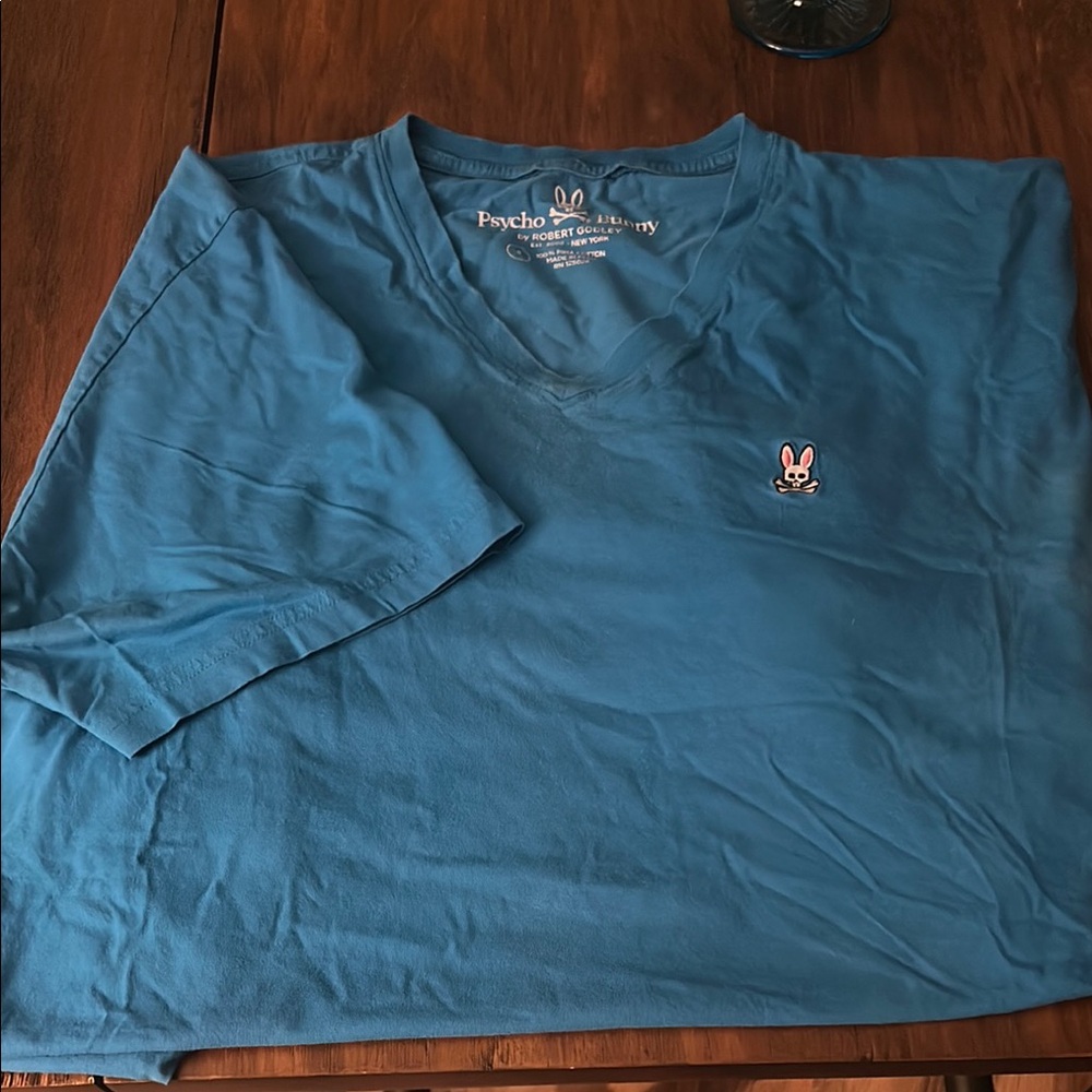 Psycho Bunny Blue Short Sleeve Tee